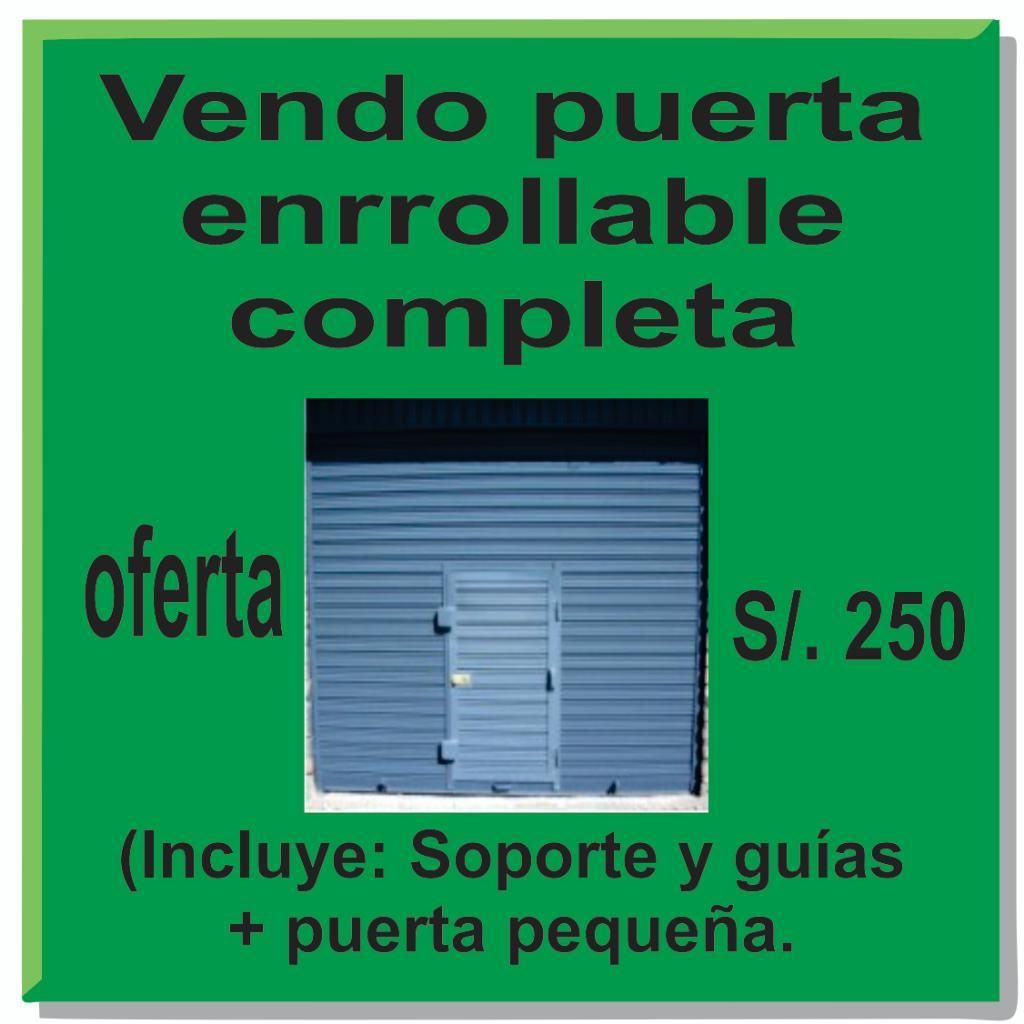 Vendo Puerta Enrrollable Completa