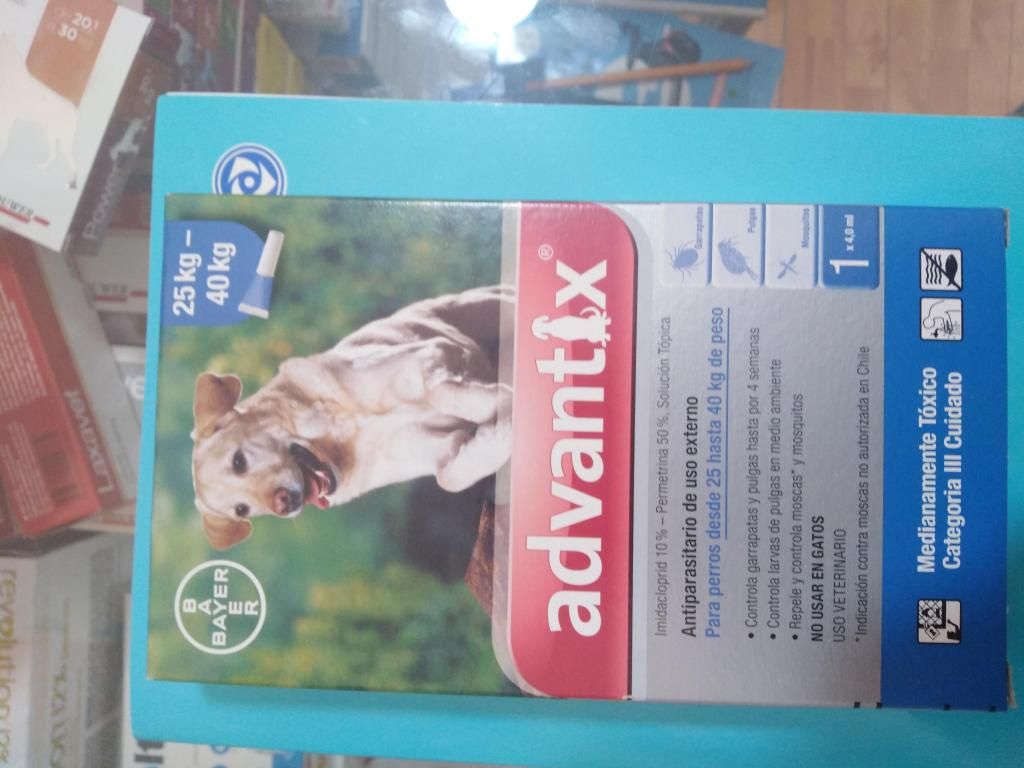 Pipeta advantix hasta 40kg