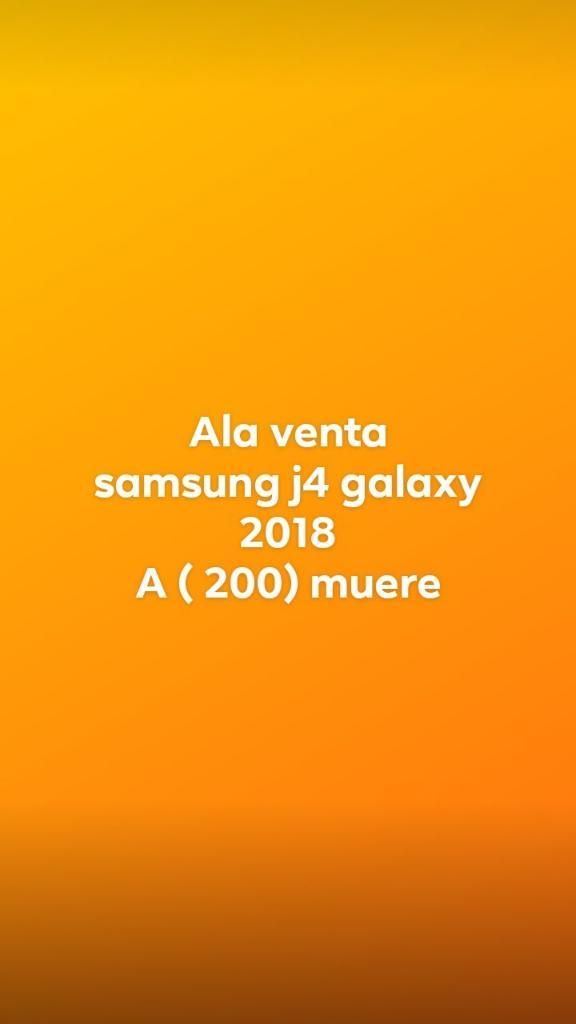 Samsung J4 Galaxy 