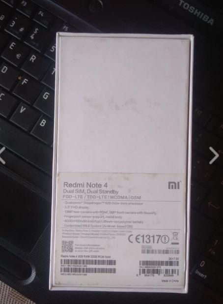 Xiaomi redmi note 4 3GB x 32GB