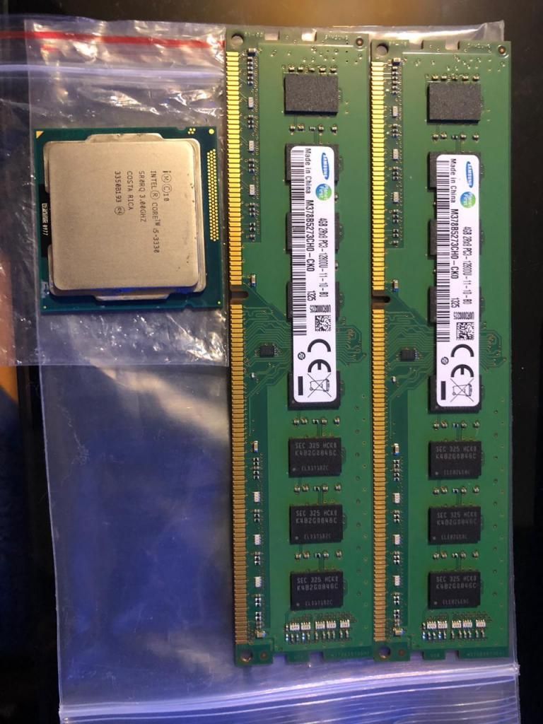 procesador core i5 y memoria ram