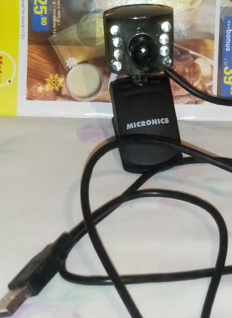 Camara Web Micronics con Microfono