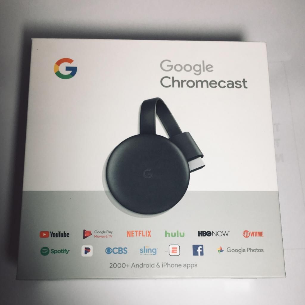Chromecast GOOGLE - (equivalente al apple TV)