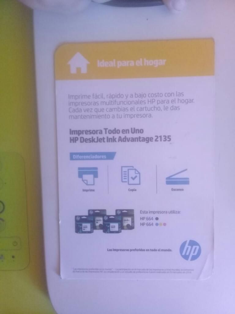 Impresora Hp sin Uso