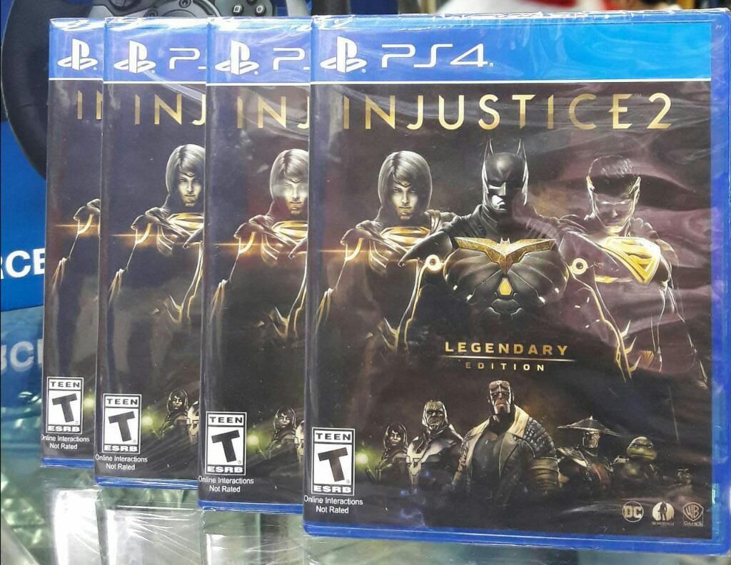 Injustice 2 Legendary Edition Ps4 Nuevo y Sellado Stock