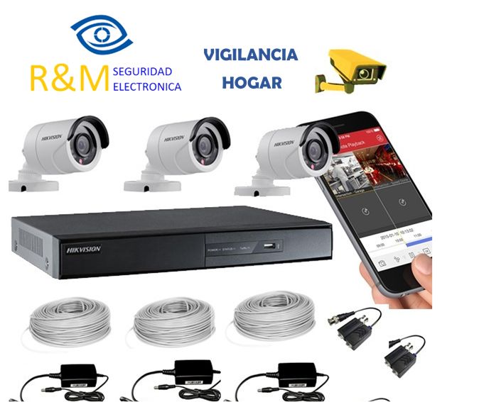 Kit Completo Camaras HD Incluido Instalación Monitoreo