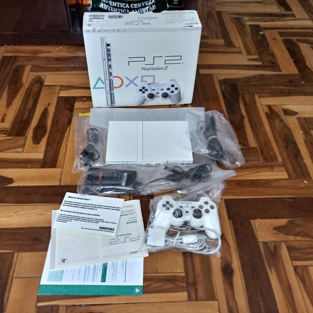 Playstation 2 Slim White Seminueva