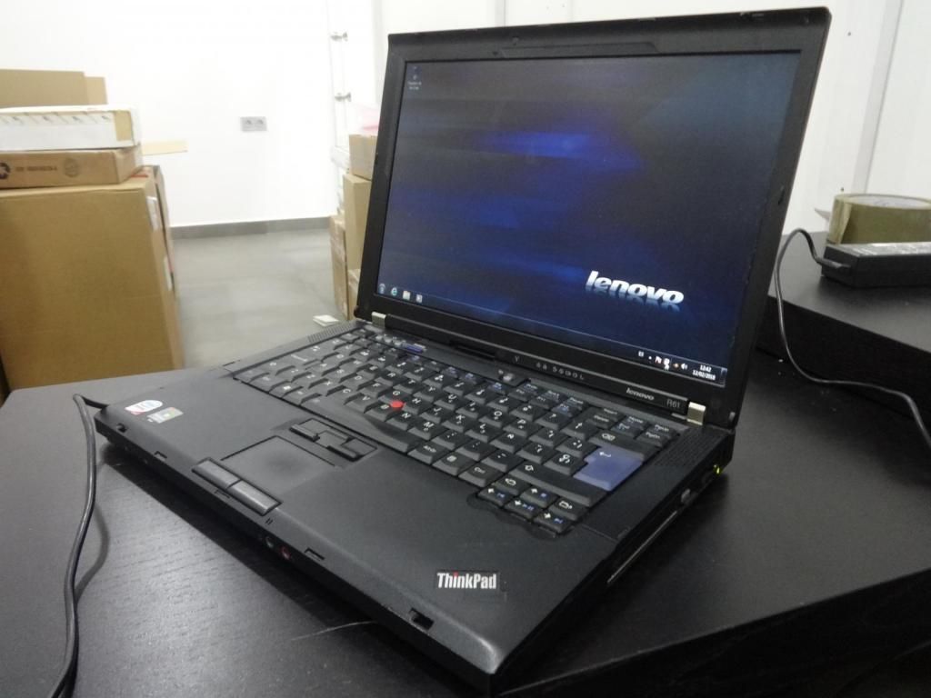 Vendo Laptop Lenovo Thinkpad T61 Core2 Duo 2GHz