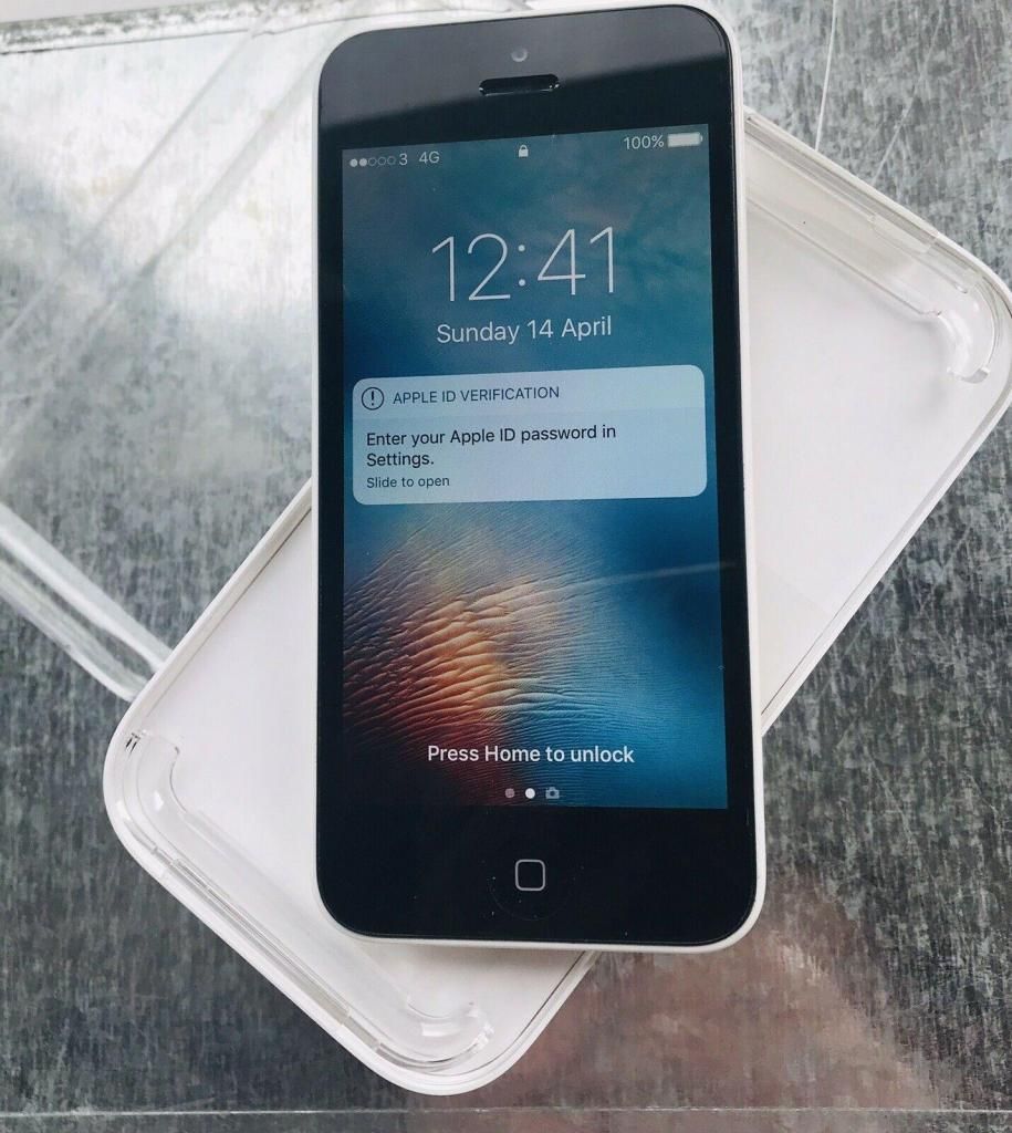 Apple iPhone 5C Blanco Smart Phone 16GB Desbloqueado Buen