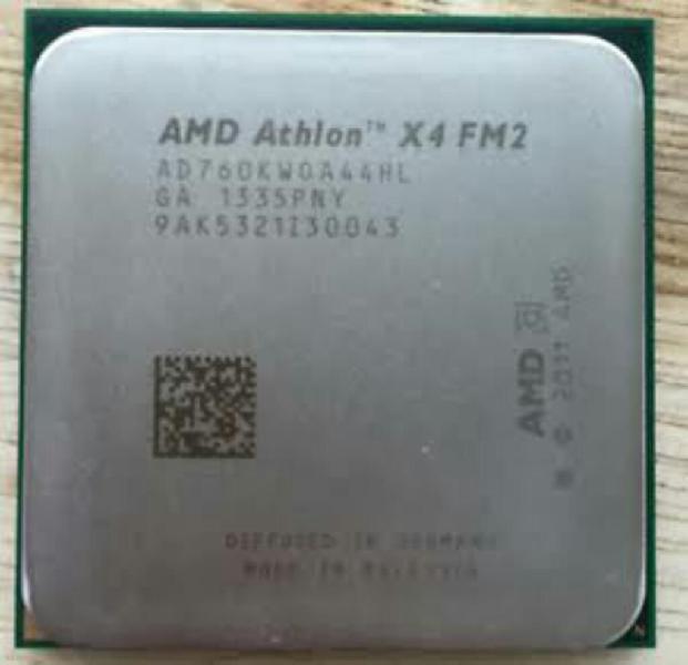 Athlon X4 760k Quad Core Fm