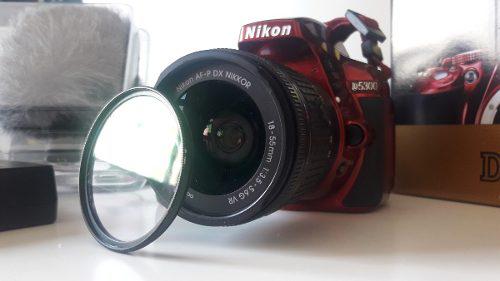 Camara Nikon D5300 + Lente 18-55mm + Micro Rode + Accesorios