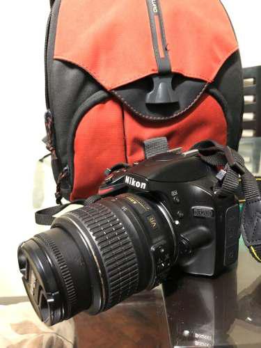 Se Vende Cámara Nikon 3200 Dx + Lente 1855mm Y Accesorios.