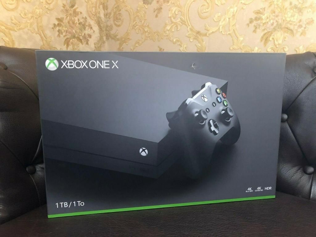 Consola Xbox One X 1TB - Negro - en caja - 1 controlador