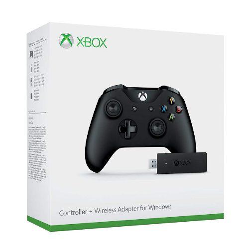 Control Xbox One S Y Pc + Adaptador Microsoft - Masplay