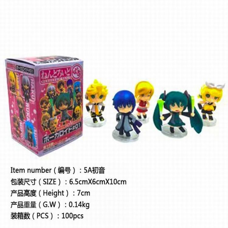 Hatsune Miku Figuras de 7 CM en caja Decoración