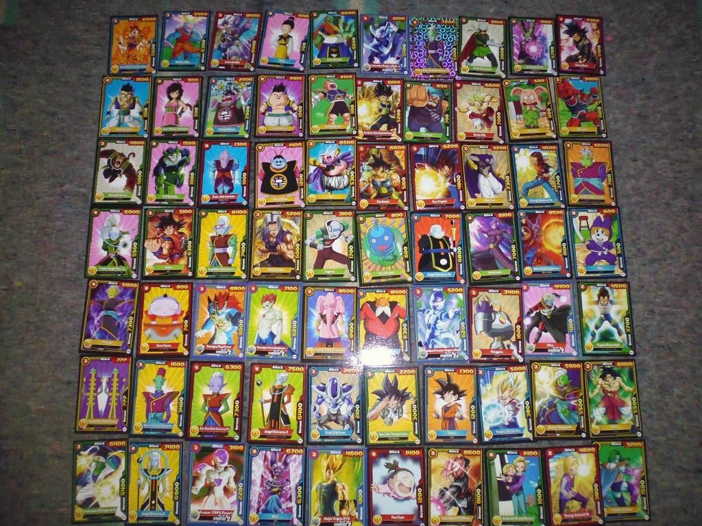 Lote de cards de Dragon Ball marcas 3reyes e IC CARDS.