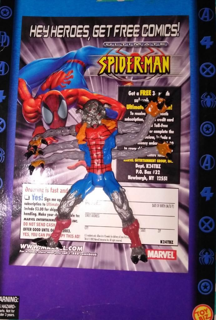 Man Spider Spiderman Marvel Toy Biz Ko