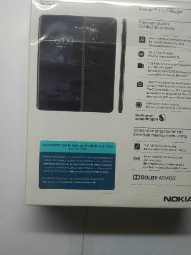 Nokia 6 Color Azul Nuevo En Caja 3gb De Ram 8 Nucleos 32gb