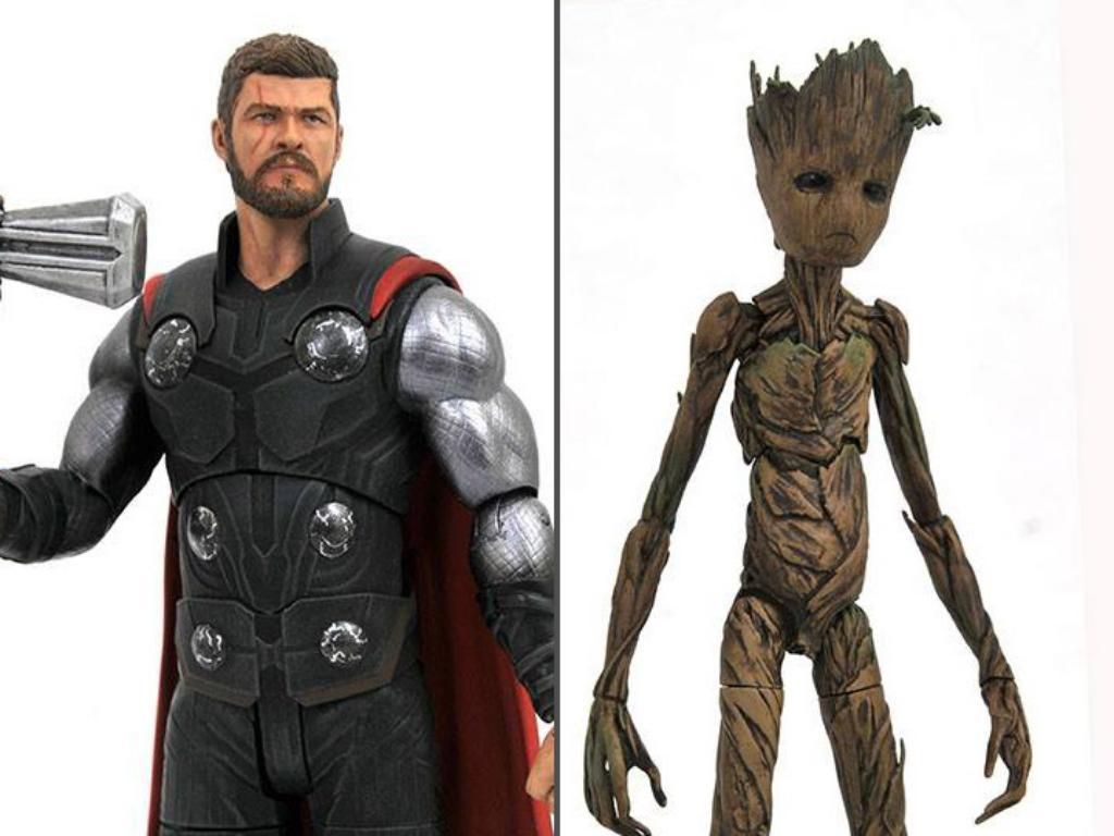 Thor Groot Marvel Select