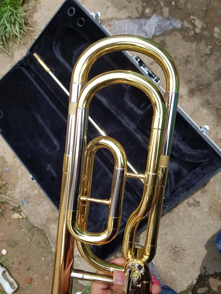 Trombon Yamaha Ysl448g Casi Nuevo