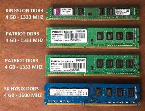 Memoria Ram 4gb Ddr3 Kingston Patriot, Hynix