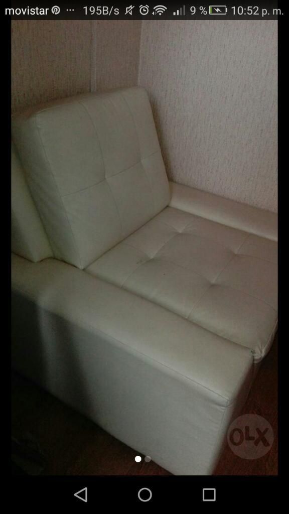 Sillon 2 Y 1color Hueso Estado 8/10