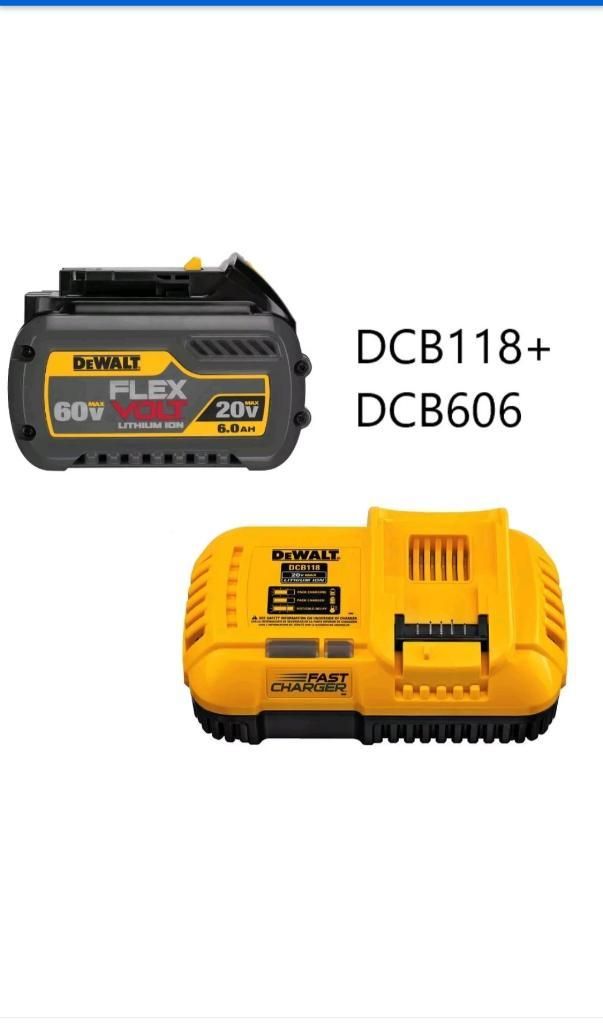 Bateria Y Cargador Rapido Dewalt Flexvol