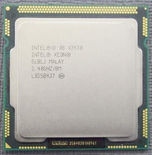 Intel Xeon X3430 Lga 1156 (8m Cache, 2.40 Ghz)