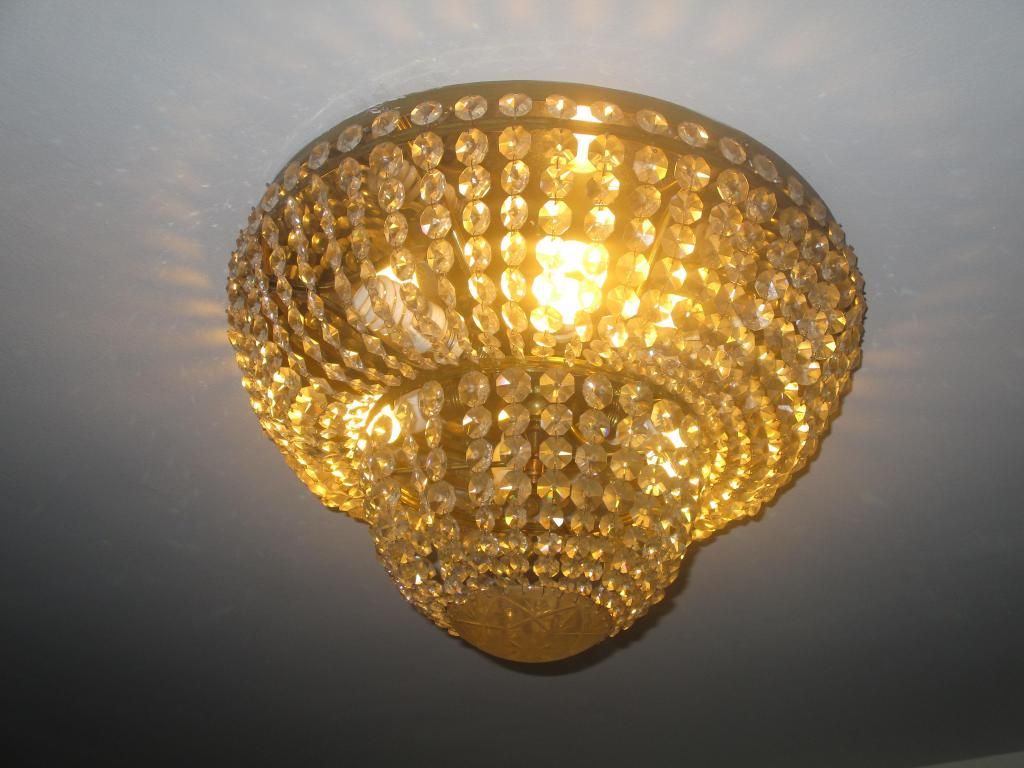 Lámpara de CRISTAL de LA BOHEMIA