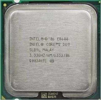 Pocesador Intel Core 2 Duo E8600 3,3 Ghz