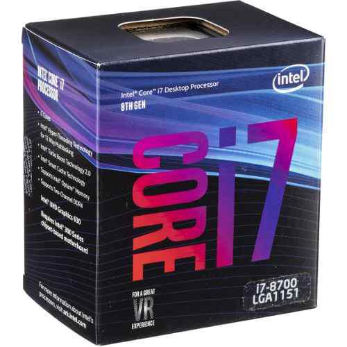 Proc. Intel Core I7 8700 (Bx80684i78700) 3.2ghz-12.0mb