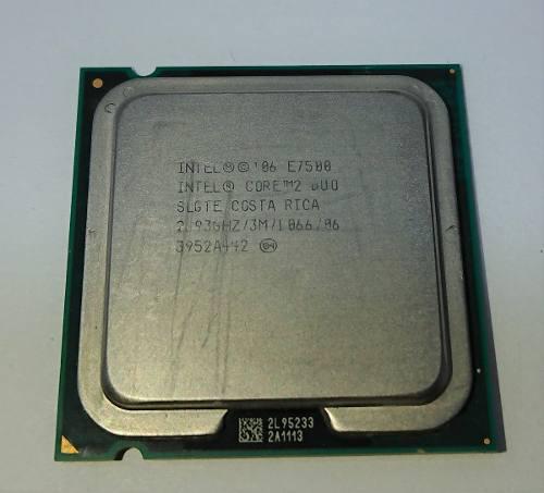 Procesador Intel Core2duo E7500 2.93 Ghz 3mb 1066 Lga775