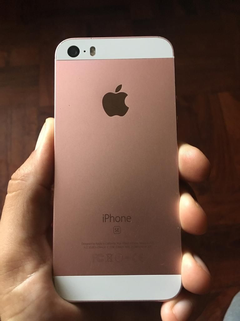 Vendo iPhone Se Rose Gold