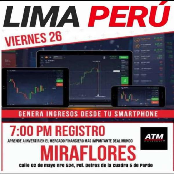 Genera ingresos desde tu celular en Lima