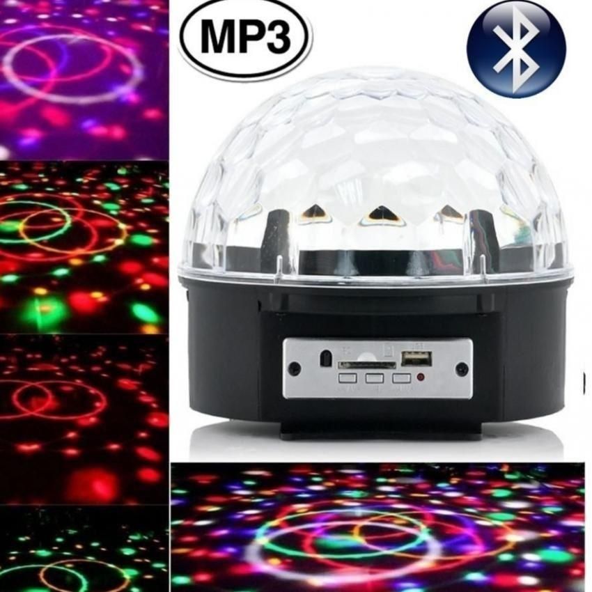 Parlante Mp3 Con Bluetooth Y Luces Disco/Sicodélicas