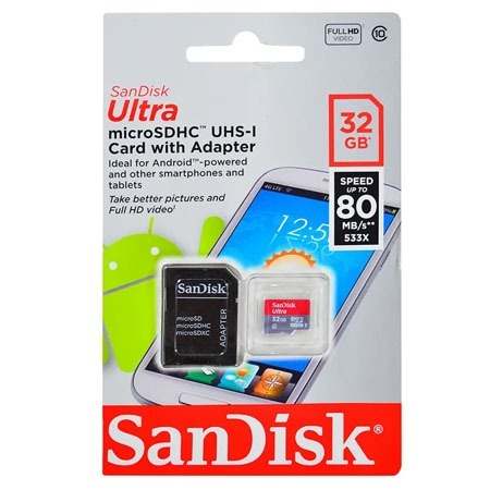 Sandisk Ultra Tarjeta De Memoria Flash 32 Gb