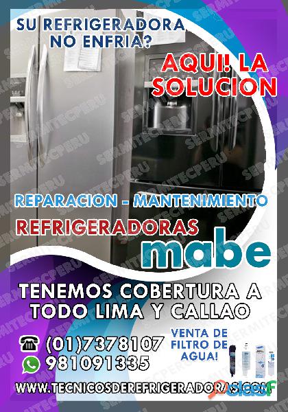 Soluciones MABE ～> Exclusivos técnicos de Refrigeradoras