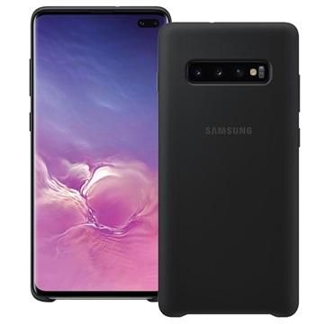 Estuche Samsung P/galaxy S10 Silicone Cover Black