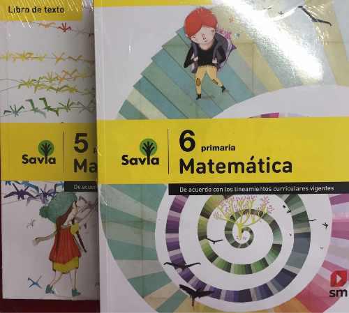 Libro Matemática Proyecto Savia Editorial Sm Solo 5 Y 6