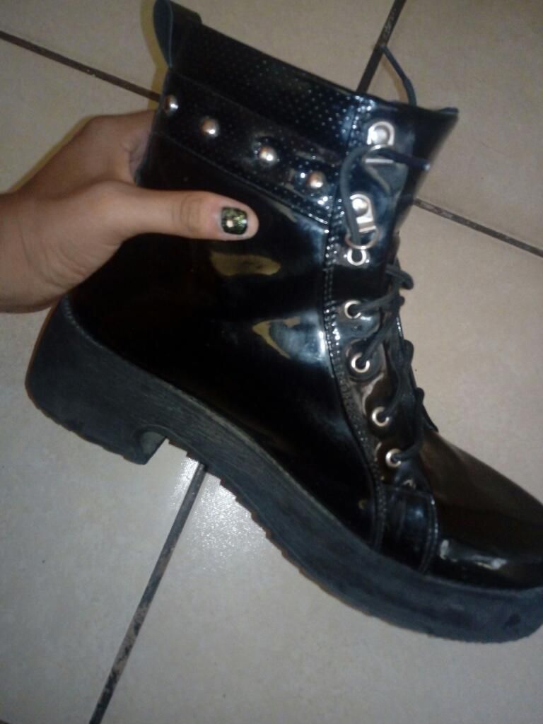 Botines Charol Talla 38