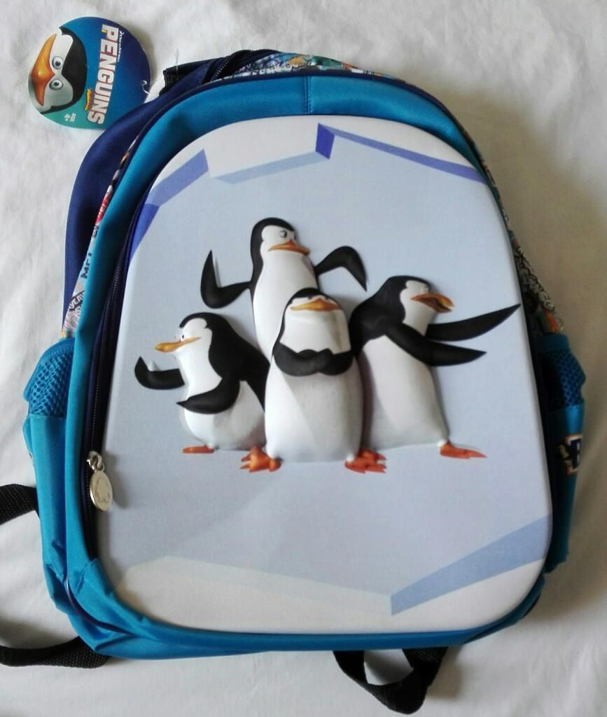 Mochila Niño Pingüinos