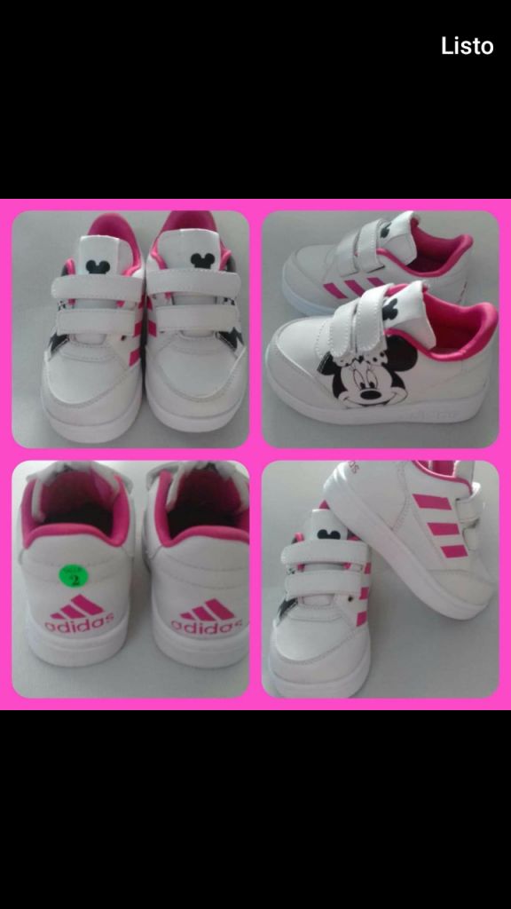 Zapatillas Minnie y Mickey