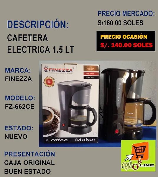 CAFETERA ELECTRICA 1.5LT FINEZZA FZ662CE para 12 tazas
