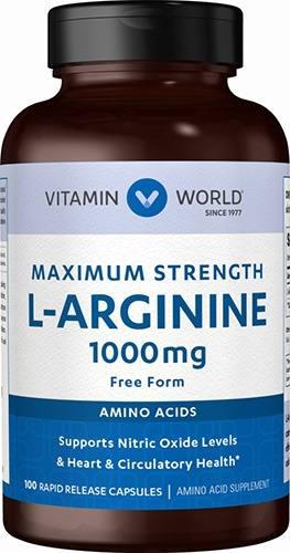 L-arginina 1000 Mg, 100 Caps Vitamin World ®
