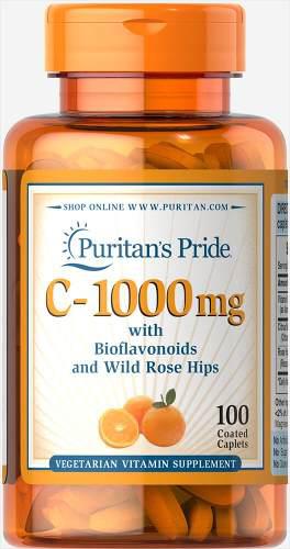 Vitamina C 1000 Mg Bioflavonoids & Rose Hips