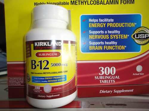 Vitamina Sublingual B12 De 5000 Mcg Marca Kirkland Importado