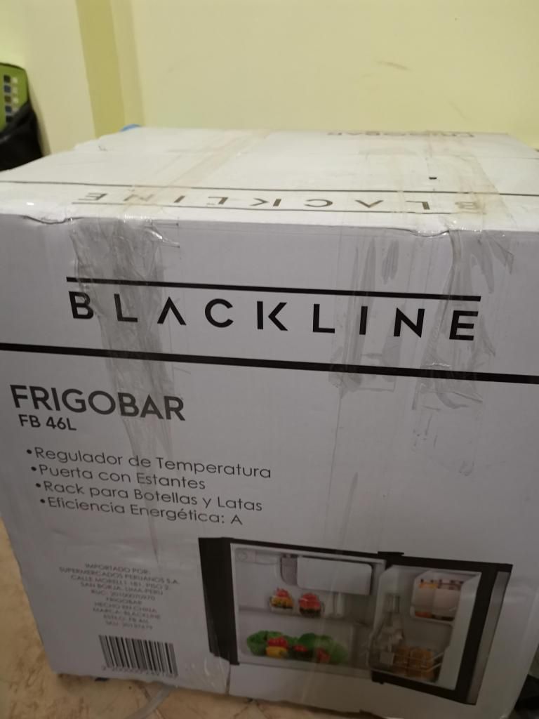 Refrigeradora - Frigobar - blackline 46L Nuevo Caja Sellada