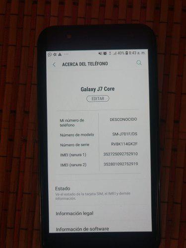 Samsung Galaxy J7 Core, 2gb, 16gb Rom Oferta