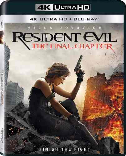 Blu Ray Resident Evil: Capítulo Final 2d - 4k - Stock