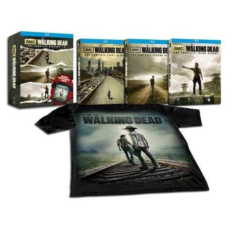 Blu Ray Walking Dead Temporada 1,2,3 + Polo Edición